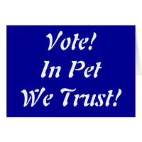 Vote Pet We Trust