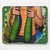 Don’t Hate My “Double Z” Zucchinis! Mouse Pad