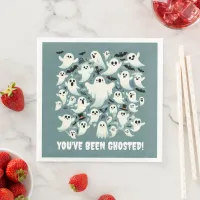 Funny You've Been Ghosted Ghosts in Flight Paper Dinner Napkins