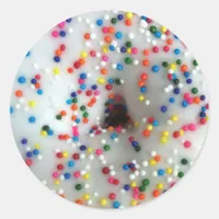 Sprinkles Donut Classic Round Sticker