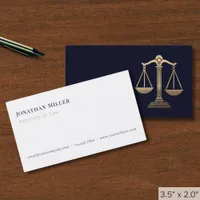 Simple Modern Attorney Business Card