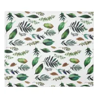 Green Foliage Botanical Nature  Duvet Cover