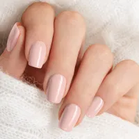 Soft Coral Pink Minx Nail Art