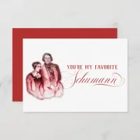 EDITABLE Classical Music w/ Schumann Valentine Invitation