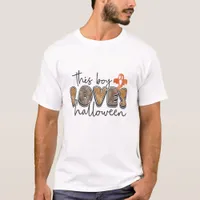 This Boy Loves Halloween - Halloween T-Shirt