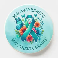 MG Awareness | Myasthenia Gravis Ribbon PopSocket