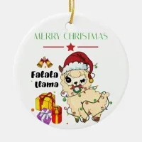 Christmas Llama Ornament