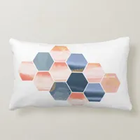 Boho Hexagons Lumbar Pillow