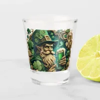 Enchanted Evening of Ale A Leprechauns Toast  Shot Glass