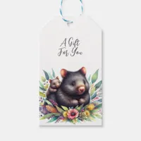 Wildlife Animal Wombat Gift Tags