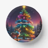 Christmas Winter Wonderland Holiday Season Paper Bowls