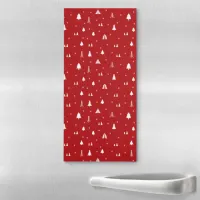 Christmas Trees and Snowflakes Magnetic Notepad