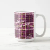 Magenta Gold Christmas Pattern#7 ID1009 Coffee Mug