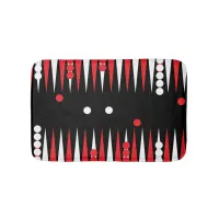 Backgammon Player Fun Board Game Print Bath Mat