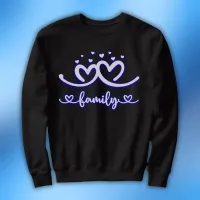 Simple Heart Family in Blue | Men's Value Sweatshirt