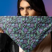 Neuroart Stained Glass Bandana