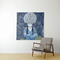 Brainy Person Tapestry