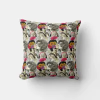 Two Women in Love | Pride Kiss Throw Pillow