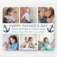 Grandpa Father’s Day Photo Collage Mouse Pad