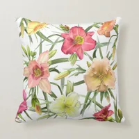 Botanical Designs Throw Pillows