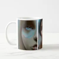 Women's Faces AI Generated Art Coffee Mug