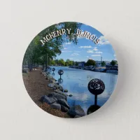 McHenry, Illinois | The Fox River Walkway Button