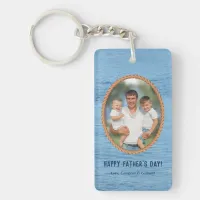 Photo Happy Fathers Day Dad  Keychain