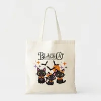 Black Cat Society Club Tote Bag