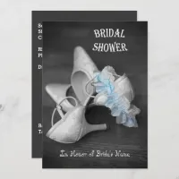 Bridal Shoes and Garter Belt Bridal Shower Invite