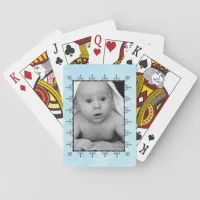 Baby Boy Photo Customized Playing Cards