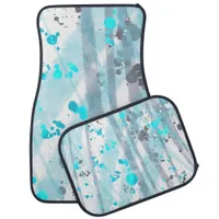 Abstract Beach Car Floor Mat