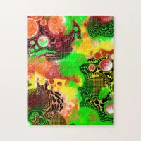 Digital Pour Painting Fluid Art Jigsaw Puzzle