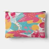 Colorful Abstract Accessory Pouch