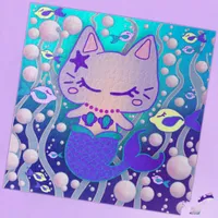 the little purrmaid: cat mermaid & fish friends jigsaw puzzle