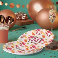 Personalized Fall Paper Plates