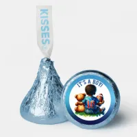 Football Baby Boy and Teddy Baby Shower It's a Boy Hershey®'s Kisses®