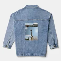 Berlin Germany Capital Architecture Photo Collage Denim Jacket