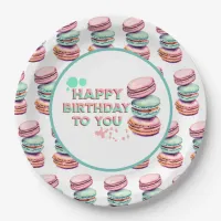 Happy Birthday To You | Macaron Paper Plates