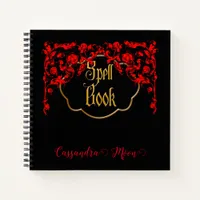 Gothic Dark Magic Personalized Notebook