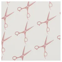 Rose Gold Salon Scissors Hair Stylist Fabric