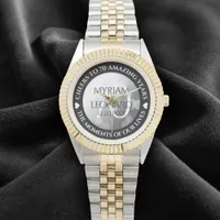 Elegant 70th Platinum Wedding Anniversary Watch