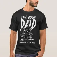 Biker Dad | Father's Day | Dark Base Basic T-Shirt