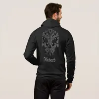 Filigree Goth Day of the Dead Skull  Hoodie