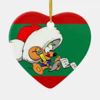 Christmas Mouse with List Ornament