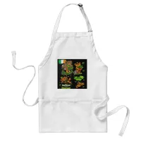 Teddy Bear St. Patrick's Day Collection Adult Apron