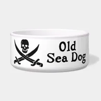 Old Sea Dog Large Pet Bowl