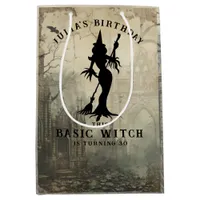 Basic Witch Women Modern Gothic Halloween Medium Gift Bag