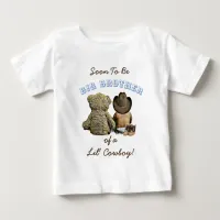 Soon to Be Big Brother Pregnancy Announcement Baby T-Shirt