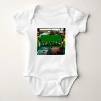 Kansas Map and Photos Baby Bodysuit