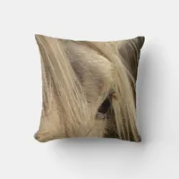 Messy Mane Throw Pillow